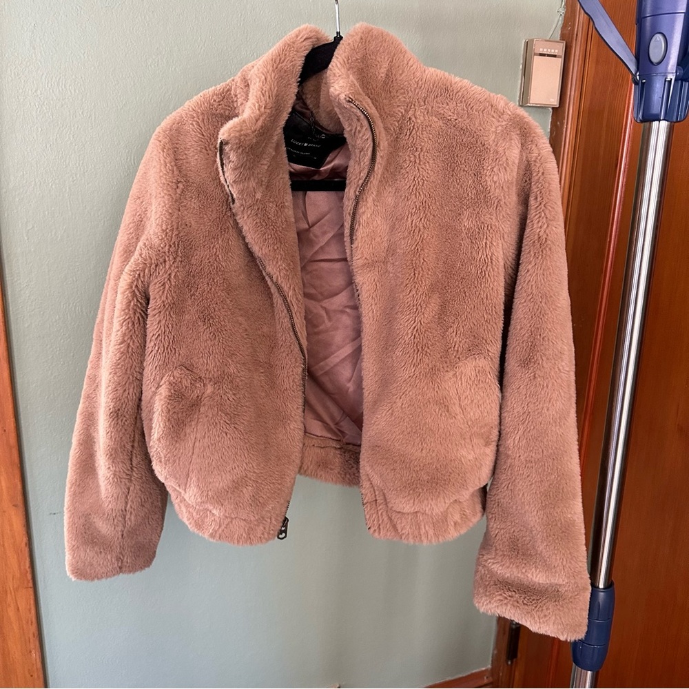 Lucky Brand faux fur coat in Medium
